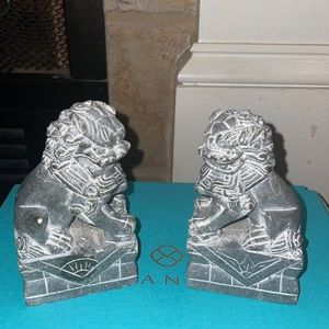 Fenshui Temple Lions Figurines Set of 2